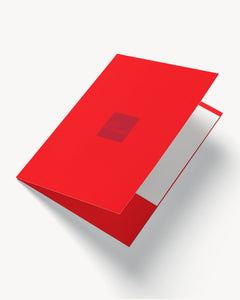 9" x 12" Matte Pocket Folders (Pack of 50)